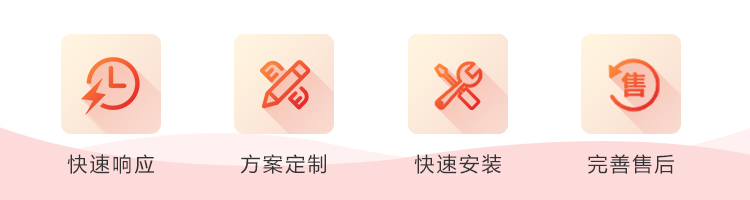 快速响应|方案定制|快速安装|完善售后